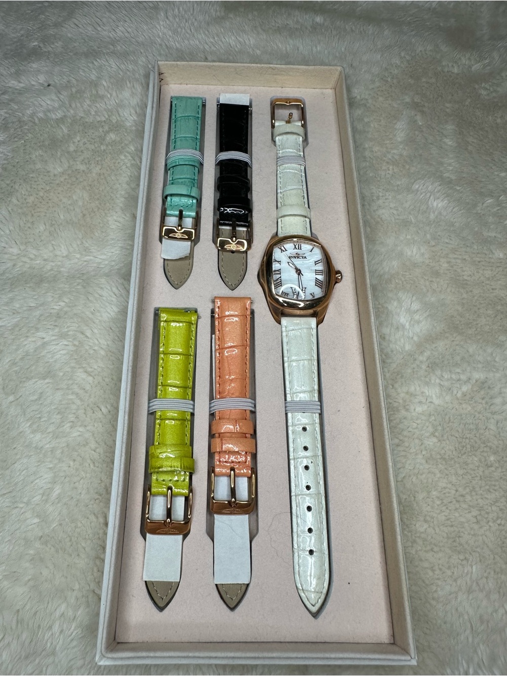 Invicta Lupah Lady Interchangeable Leather Bands Watch
